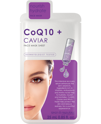 Skin Republic - CoQ10 + Caviar Face Sheet Mask