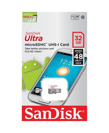 Sandisk - MicroSDHC Ultra 32GB 48MB/s Class10