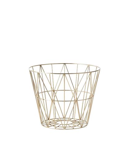 Ferm Living - Wire Basket Large - Brass (3240)