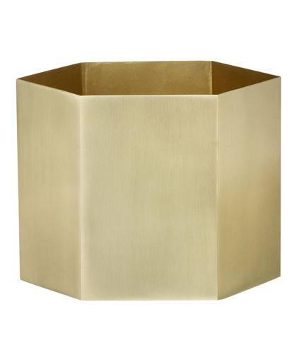 Ferm Living - Hexagon Pot Large - Brass (4105)