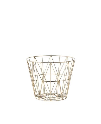 Ferm Living - Wire Basket Small - Brass (3238)