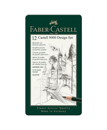 Faber-Castell - Graphite pencil Castell 9000 Art set (119065)