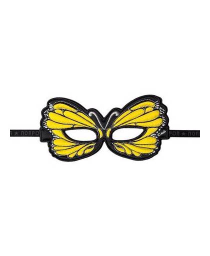 Vlinder oogmasker geel