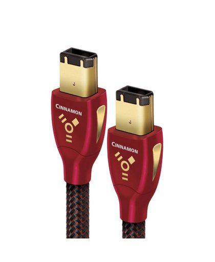 Audioquest Cinnamon 6 pins naar 6 pins FireWire-kabel 5m