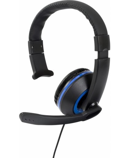 Gioteck XH-50 Wired Mono Headset (Black/Blue)