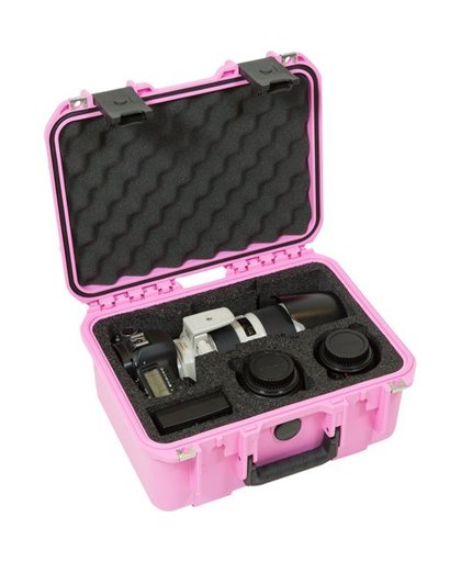 SKB iSeries 1309-6 waterdichte DSLR Pro camera roze flightcase