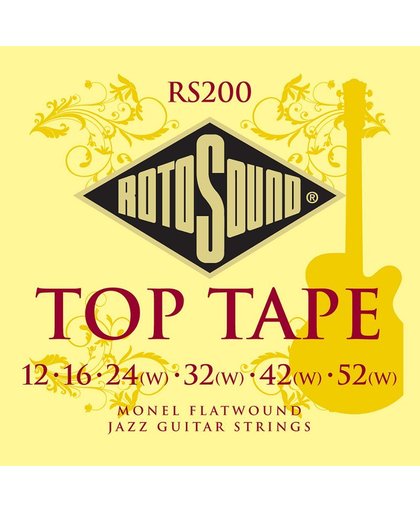 Rotosound RS200 Top Tape set elektrische gitaarsnaren 012-052