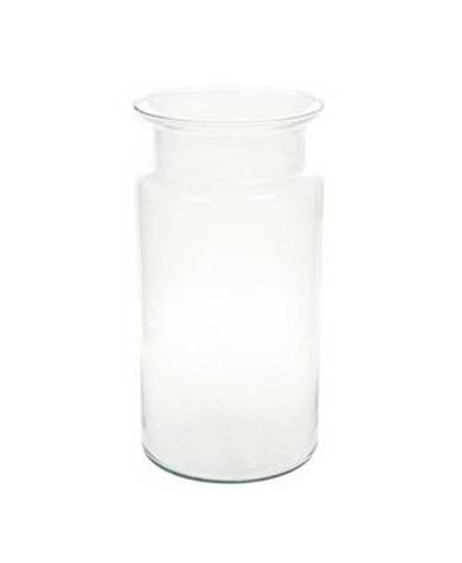 Flesvormige vaas glas 30 cm type bose