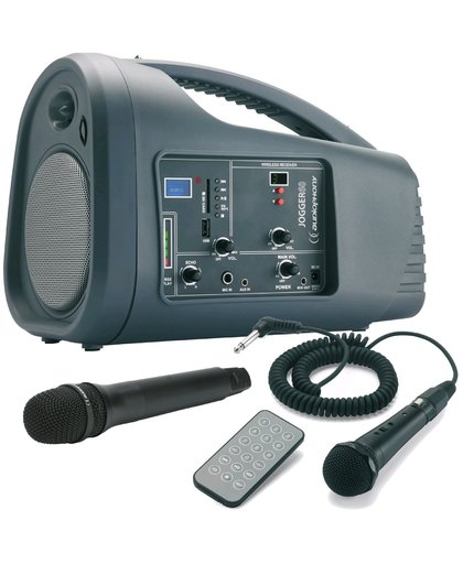 Audiophony Jogger60 mobiele speaker + 2 microfoons
