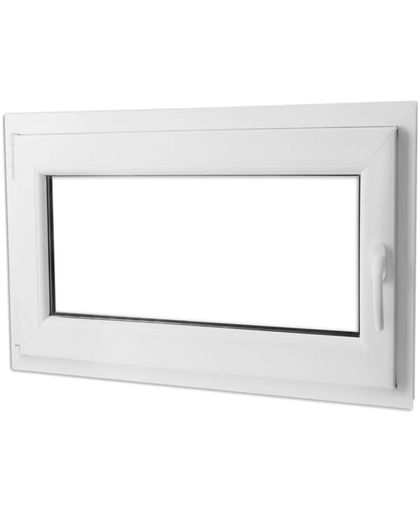 vidaXL Tilt & Turn PVC Window Handle on the Right 1100 x 700 mm