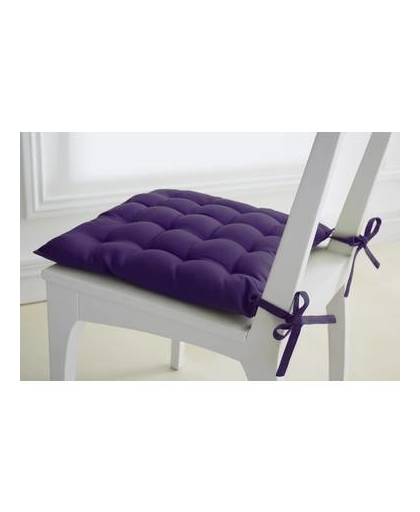 Stoelkussens assise - 40cm x 40cm - deep purple