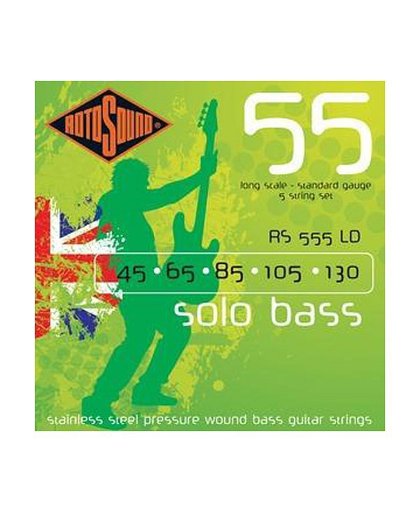 Rotosound 555LD Solo Bass 55 set basgitaarsnaren 45 - 130