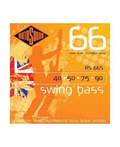 Rotosound 66S Swing Bass 66 basgitaarsnaren 40 - 90 short scale