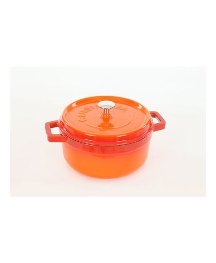 Cuisinova gietijzeren braadpan - Ø 28 cm - 5,5 l - oranje