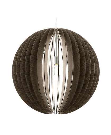 EGLO hanglamp Cossano - Ø70 cm - donkerbruin/nikkel-mat