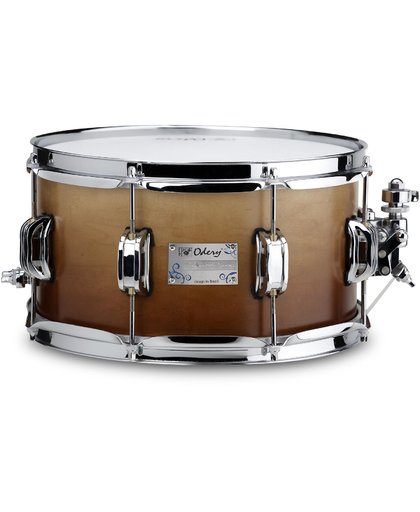 Odery Eyedentity 12 x 6.5 inch Maple snaredrum Imbuia Fade