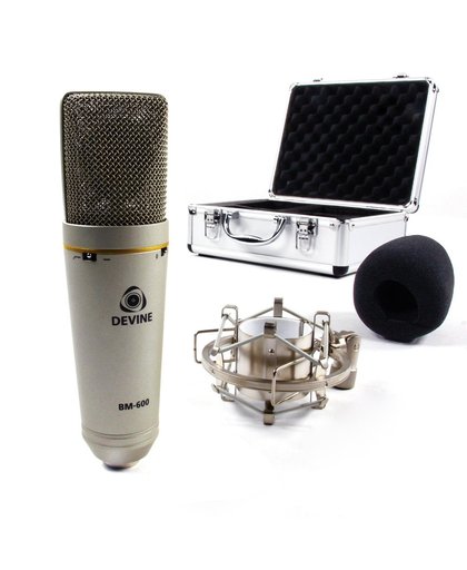 Devine BM-600 grootmembraan condensator studiomicrofoon