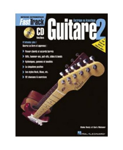 De Haske FastTrack Guitare 2 gitaarlesboek (Franstalig)