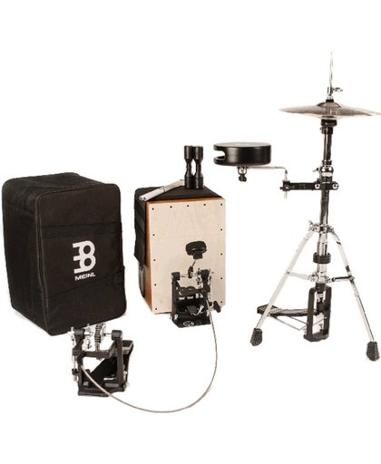 Meinl Cajon Drumset met cajon, hi-hat, pedalen en accessoires