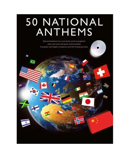 Wise Publications - 50 National Anthems voor piano, zang, gitaar