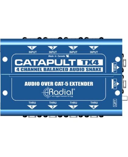 Radial Catapult TX4 Audio Over Cat 5 Extender input-module