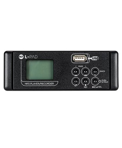 RCF SMP-R MP3 Card speler/rec. voor L-PAD 8, 8C, 10C, 12C, 12CX