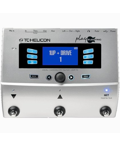 TC Helicon Play Electric effect voor zang en elektrische gitaar