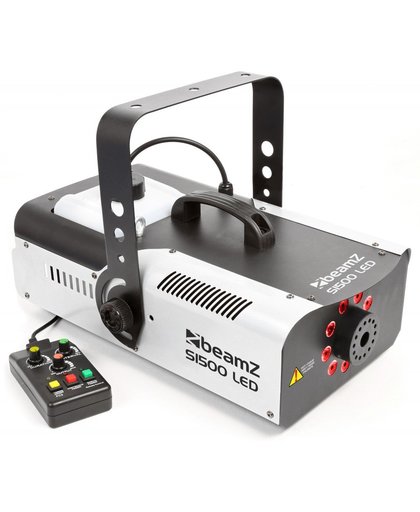 BeamZ S1500LED rookmachine met RGB LED-verlichting