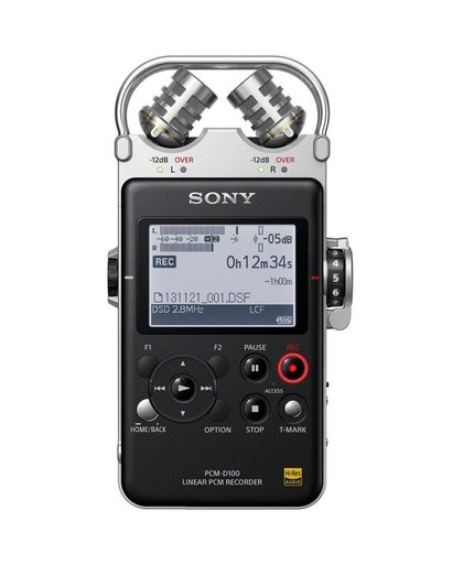 Sony PCM-D100 Zwart digitale audio-recorder