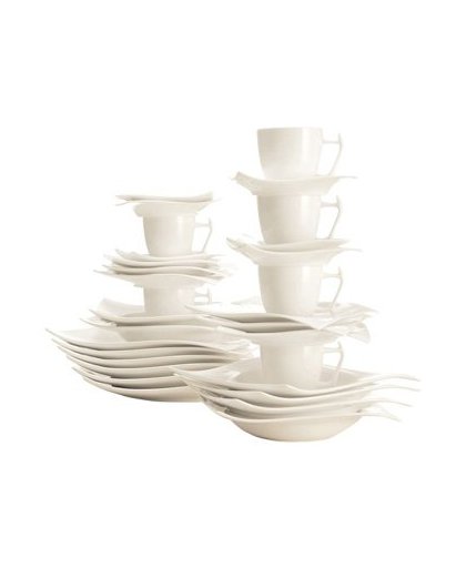 Maxwell and Williams Motion koffie & diner serviesset - 30-delig - 6 persoons
