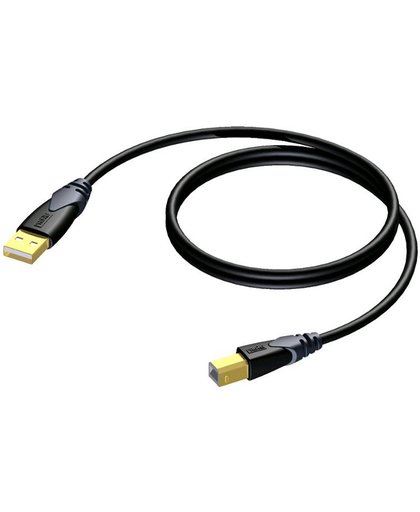 Procab CLD610/5 2.0 USB A male - USB B male kabel 5m