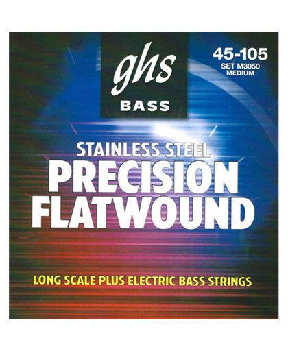 GHS M3050 Bass Precision Flats medium snarenset voor basgitaar