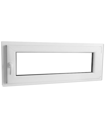 vidaXL Tilt & Turn PVC Window Handle on the Left 1000 x 400 mm