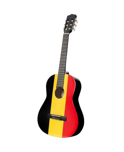 Gomez 036 3/4-model klassieke gitaar Belgische vlag
