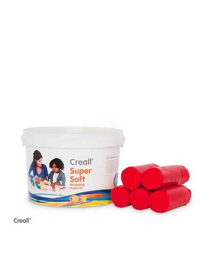 Creall supersoft klei rood