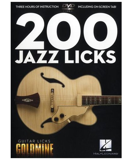 Hal Leonard Guitar Licks Goldmine 200 Jazz Licks