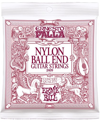 Ernie Ball 2409 Ernesto Palla Nylon Classical Black Gold Ball End