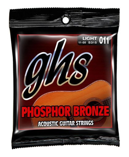 GHS S315 Phosphore Bronze Acoustic Guitar Strings