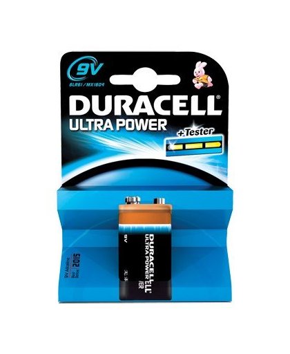 Duracell Ultra Power 9V alkaline batterijen - 1 stuk