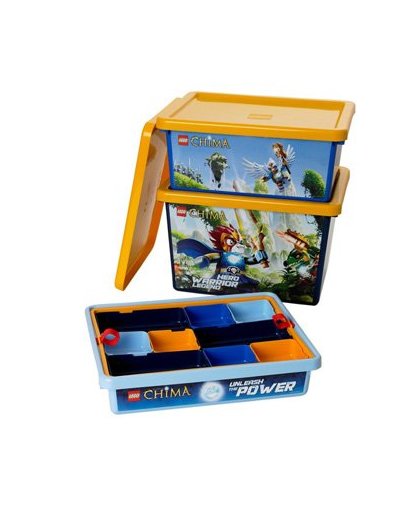 LEGO Legends of Chima opbergbox - blauw