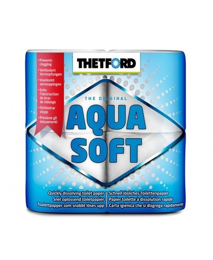Aquasoft Toiletpapier pak a 4 rol
