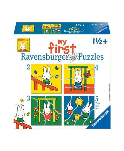 Ravensburger Mijn eerste puzzels Nijntje puzzelset - 2 + 3 + 4 + 5 stukjes