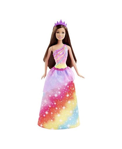 Barbie Fairytale Regenboog prinsespop