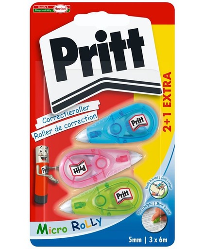 Pritt Micro Correctie roller 2st+1grati