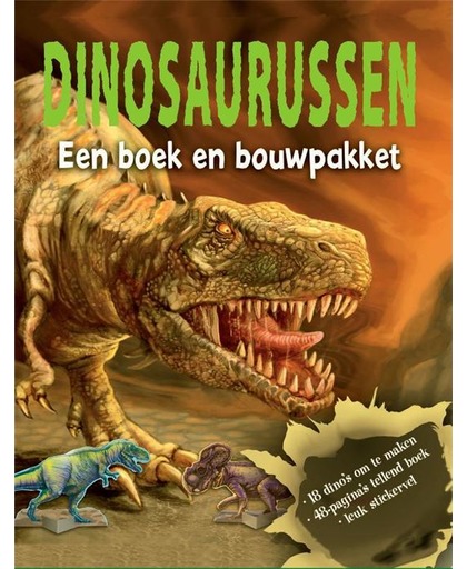Dinosaurussen-boek en bouwpakket