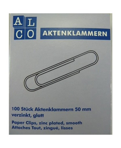Alco 100 paperclips 50mm