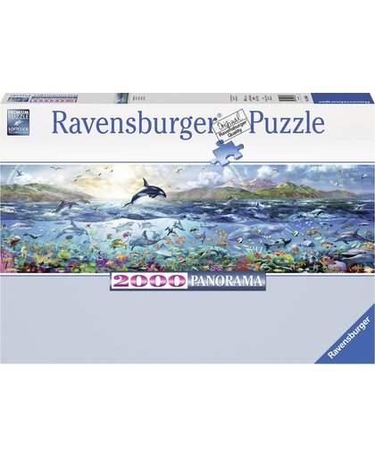 Ravensburger Levendige oceaan - Panorama puzzel van 2000 stukjes