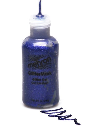 Paarse Mehron™ glittergel - Schmink