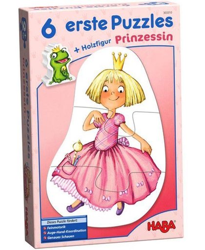 Haba legpuzzel 6 eerste puzzels Prinses
