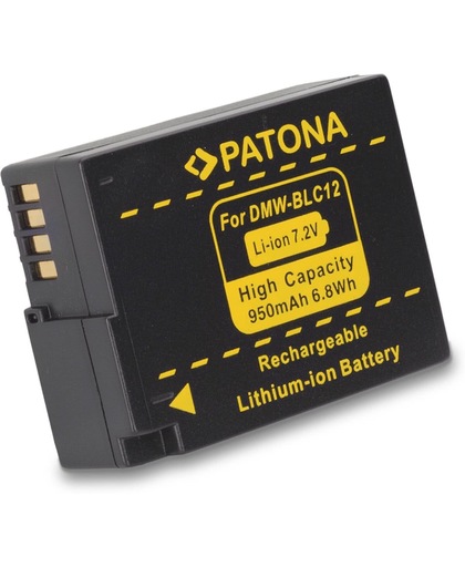PATONA battery for Panasonic DMW-BLC12 E Lumix DMC FZ200 G5 BLC12 BLC12PP